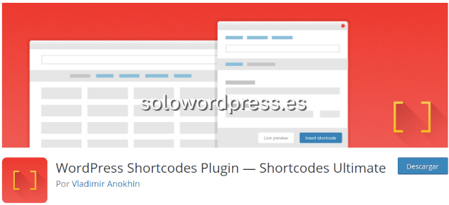 Los mejores Plugin de Shortcodes para WordPress - Shortcodes Ultimate