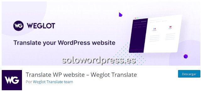 Plugins para un Sitio Multilenguaje en WordPress -Weglot
