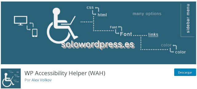 ¿Es mi WordPress Accesible? - el plugin WAH01