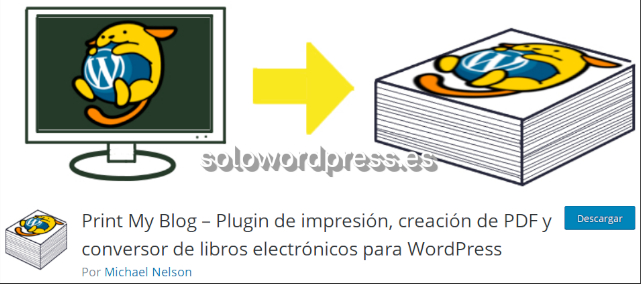 Mejorar PDF en WordPress - Print my Blog