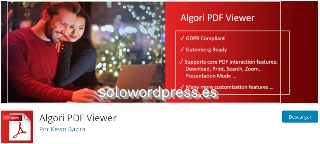 Mejorar PDF en WordPress - Algori PDF