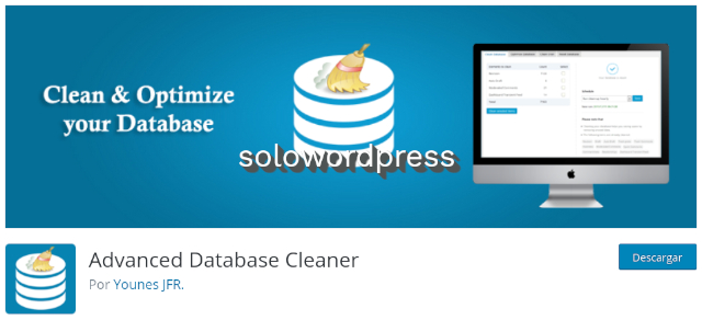 Optimiza tu WordPress - Advanced Database Cleaner