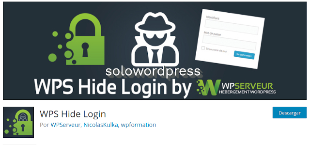Cambiar la URL de acceso - Plugin Hide <login